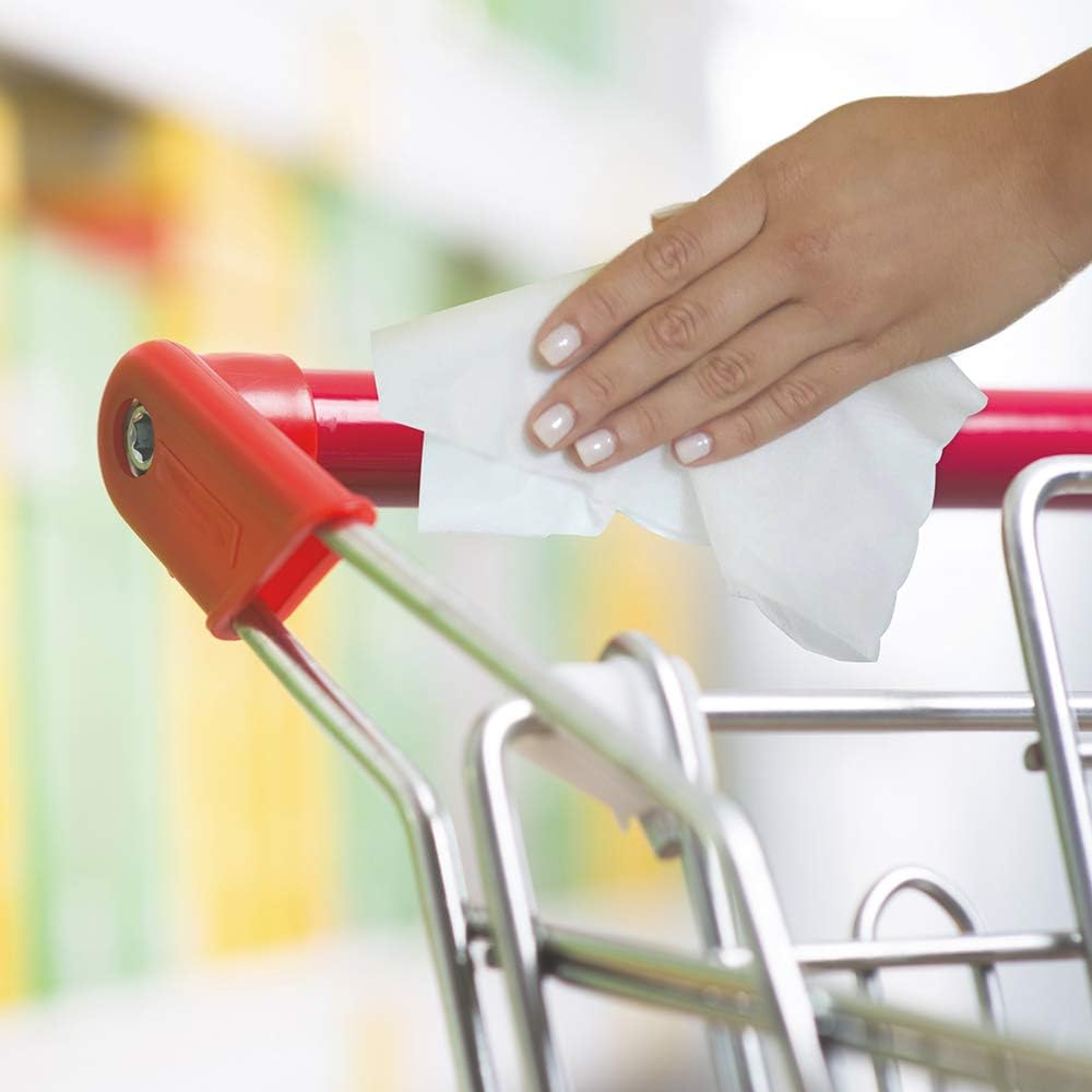 Sagrotan Desinfektionstücher – praktische Reisegröße für die schnelle hygienische Reinigung unterwegs – 1 x 15 Feuchttücher einzeln verpackt – Bild 4