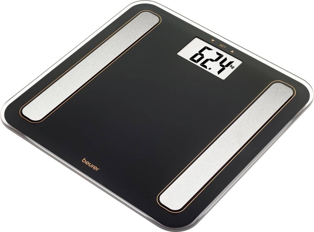 Beurer BF 183 LTD. Digitale Körperanalysewaage, Wägebereich (max.) = 180 kg, Silber