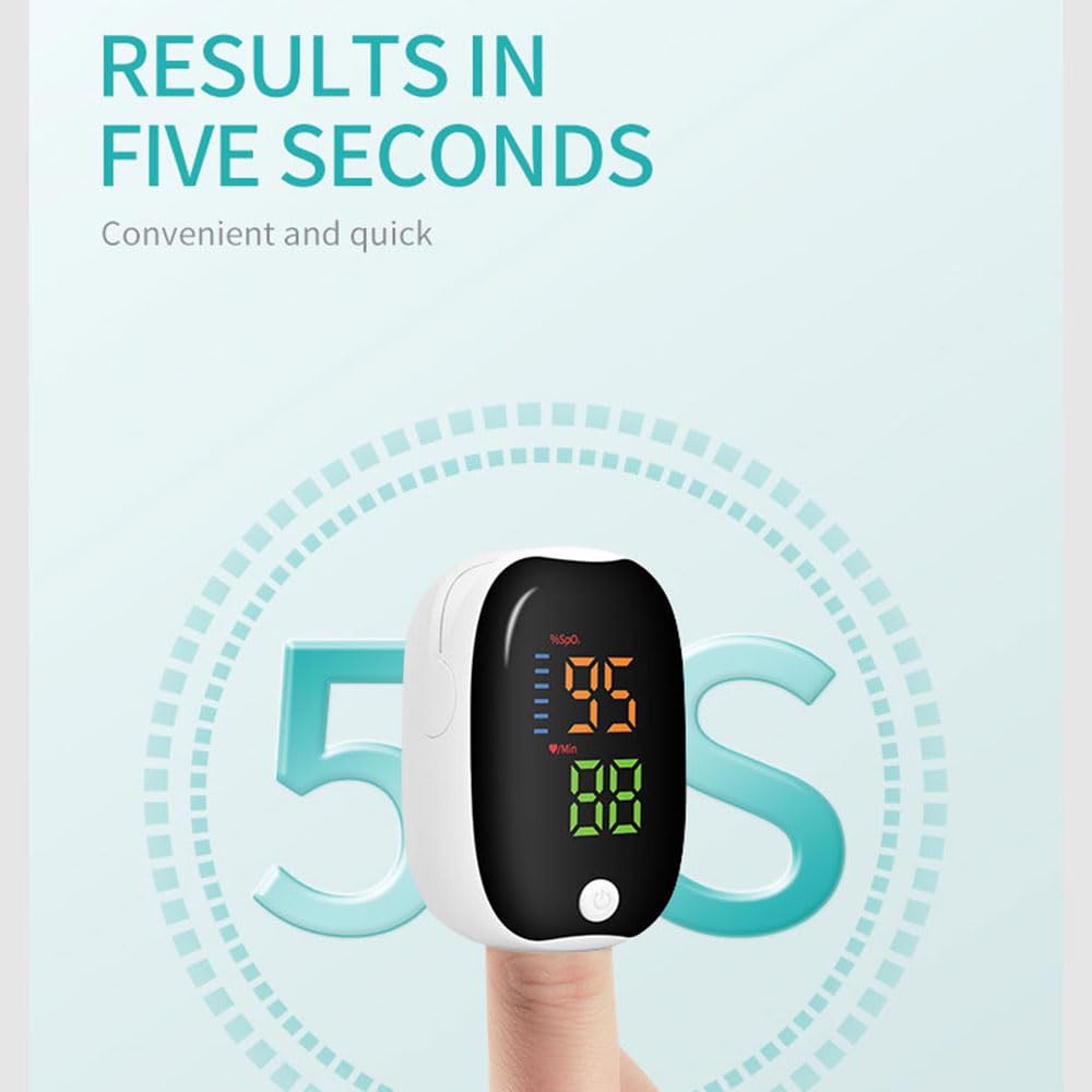 Snapbuy Pulsoximeter/Blutsauerstoffmessgerät/Oximeter für Finger/mit OLED-Display/Professionell und hohe Genauigkeit/Ideal für Familien, ältere Menschen und Krankenhäuser – Bild 2