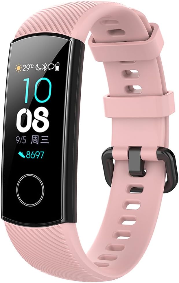 Ersatzarmband für Honor Band 5 und Band 4 Sportarmband-Uhrenarmband-Silikonarmbänder
