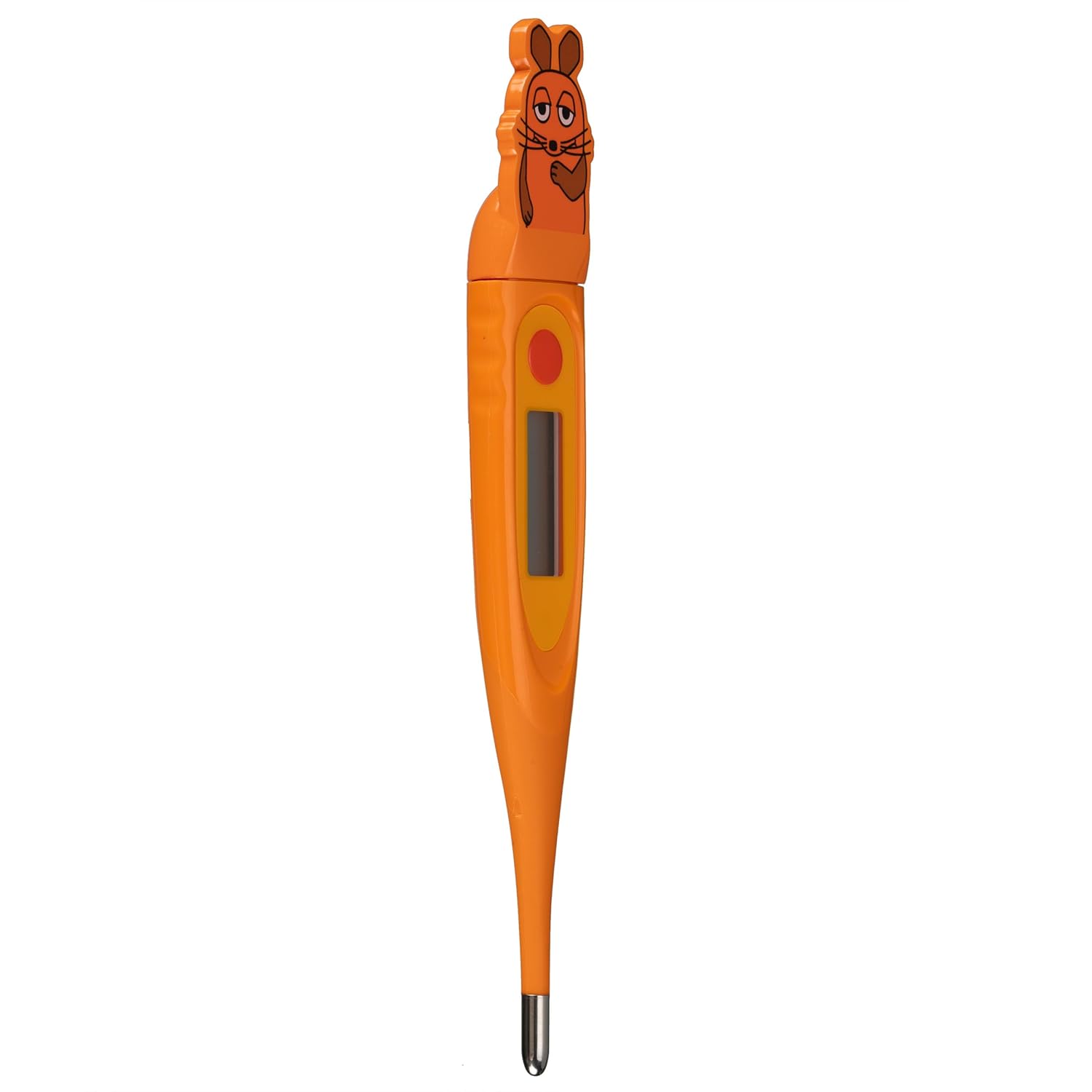 DieMaus Digitales Fieberthermometer für Kinder, 2D-Design, flexible Spitze, 10 Sekunden Messzeit, Fieberalarm, Speicher, wasserdicht, CE-geprüft – Bild 3