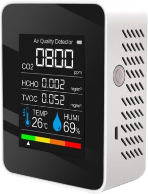 5-in-1-Raumluftqualitätsmonitor Fo...