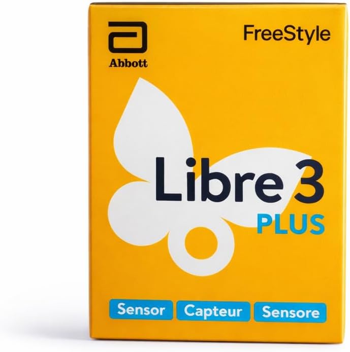 Freestyle Libre 3 Plus Sensor – Echtzeit-Glukosemessung, kontinuierliche Glukoseüberwachung (CGM), diskret und bequem, 15 Tage Tragezeit