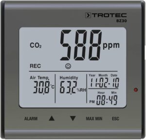TROTEC CO2-Messgerät BZ30 – Luft...