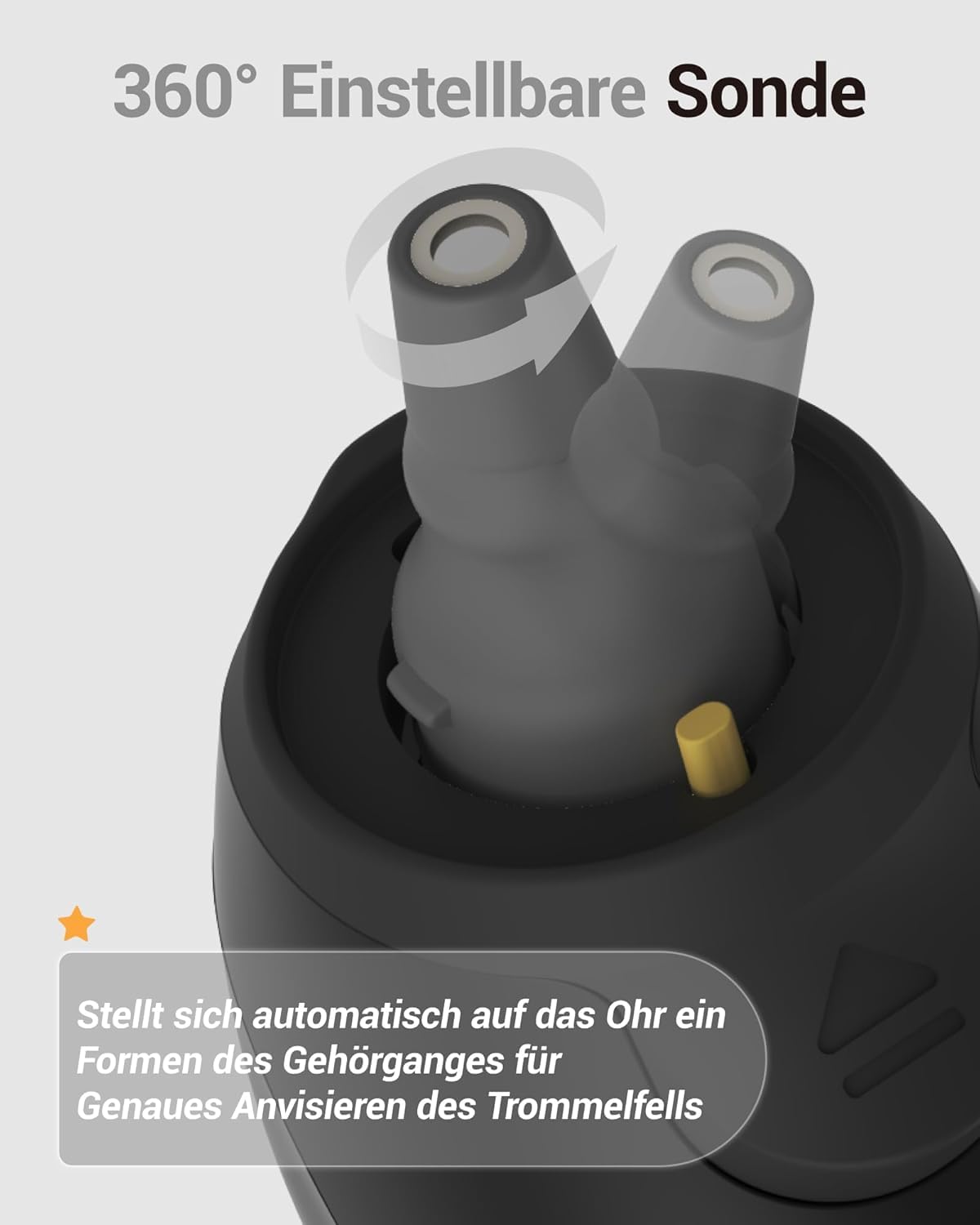 Hochpräzises Ohrthermometer für Kinder und Erwachsene – 1-Sekunden-Messung, intelligente Altersbereichs-Temperaturanzeige, 32 Speicherfunktionen, Stummschaltung, inklusive 21 Einweg-Schutzkappen – Bild 4