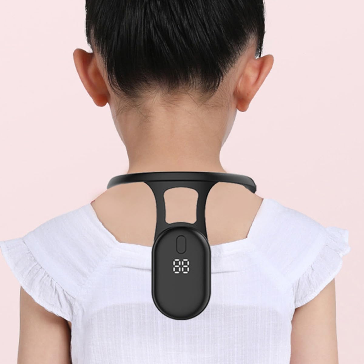 Angoily Ergonomischer Haltungstrainer mit Vibrationen und LCD-Sensor, praktischer Haltungskorrektor für Schüler zur Unterstützung einer gesunden Sitzhaltung im Büro und in der Schule – Bild 5