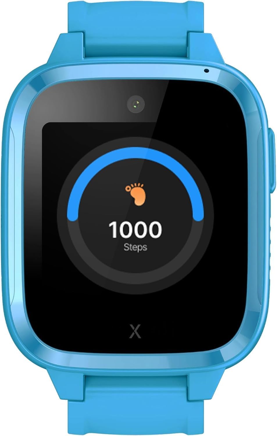 XPLORA Kidzi – Handyuhr für Kinder (mit SIM-Karte) 4G, Anrufe, Nachrichten, Schulmodus, SOS-Funktion, GPS, Kamera, Schrittzähler – inklusive kostenlosem Tarifvertrag für 3 Monate (blau) – Bild 2