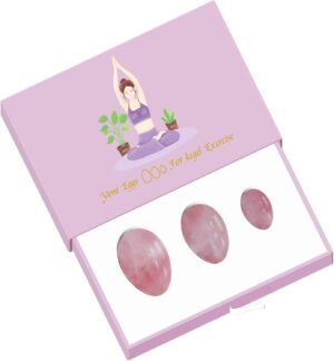 Yoni-Ei-Set für Kegel, ungebohrt, ...