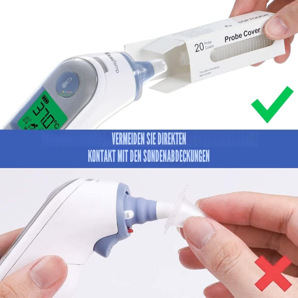 Ersatz-Schutzkappen für alle Braun ThermoScan-Ohrthermometermodelle – Bild 4