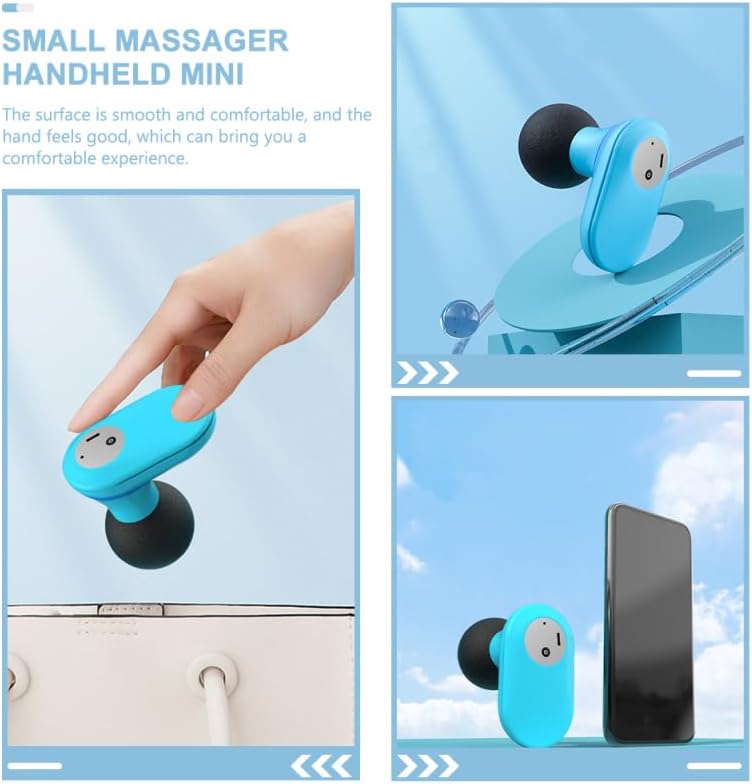 FOMIYES Elektrisches Fasziengreifer-Massagegerät, Tiefenmassage, Sport-Muskelmassagegerät, Massagepistole, Mini-Massagegerät, elektrisches Muskelmassagegerät, kleines Taschenmassagegerät – Bild 2