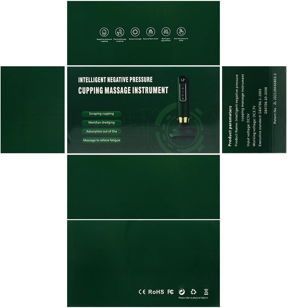 Cellulite-Massagegerät, Schröpfgerät zur Reinigung der Meridiane, Cellulite-Gerät, verstellbarer Body Shaper für den Bauch, Varially Anti-Cellulite-Massagegerät – Bild 8