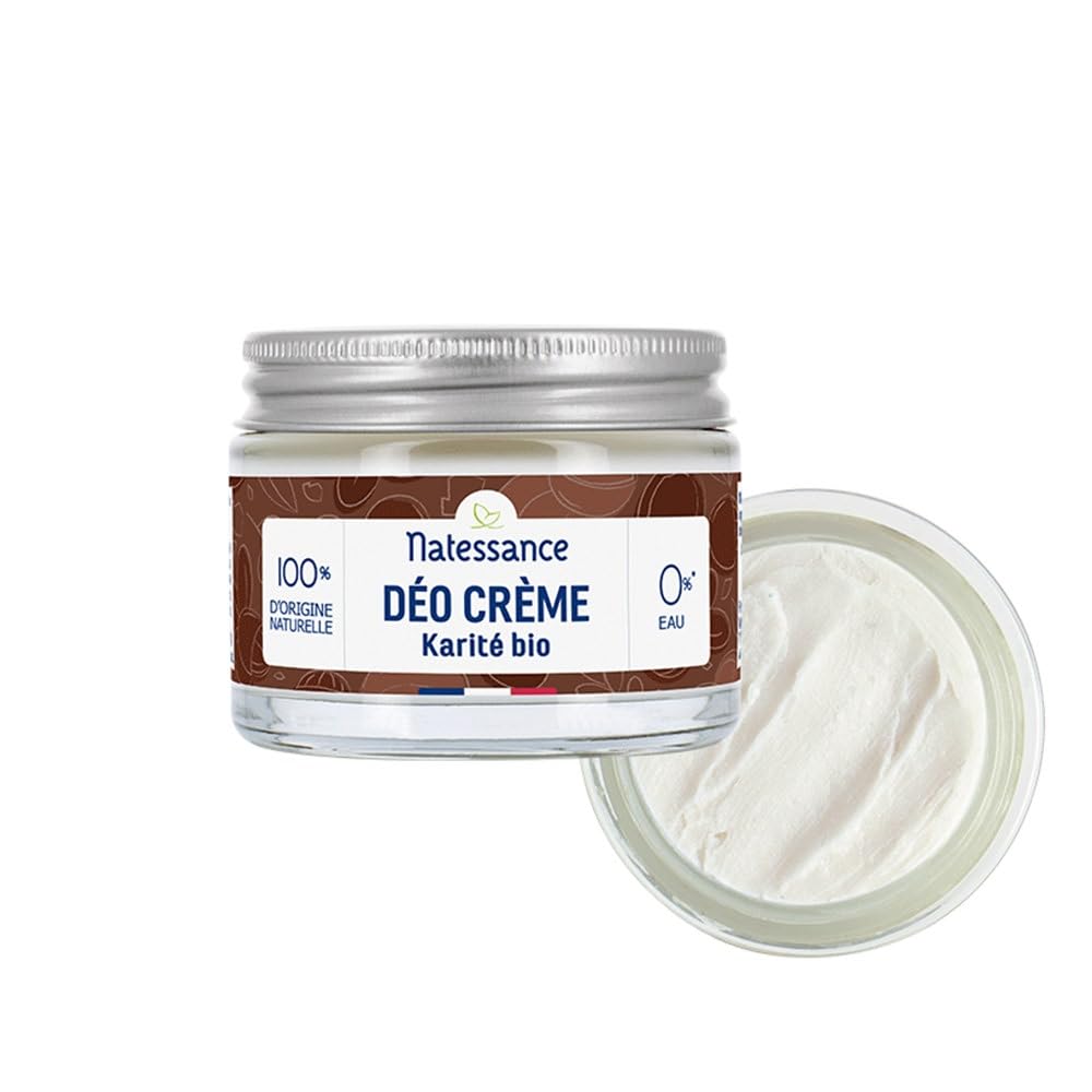 Natessance – Festes Bio-Shea-Deodorant – 24-Stunden-Wirksamkeit – wasserfreie Formel – 100 % natürlichen Ursprungs – Bio-Cosmos-Bio-zertifiziert – Topf mit 50 g – Bild 2