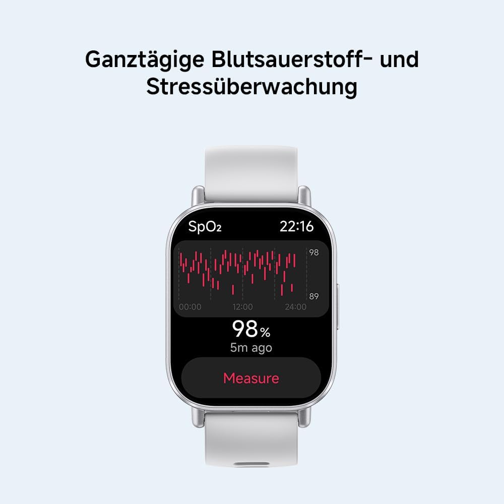 Xiaomi Redmi Watch 5 Active Smartwatch, 2,0-Zoll-LCD-Display, 18-Tage-Akku, 140+ Sportmodi, Herzfrequenz- und SPO₂-Tracking, 5ATM wasserdicht, Bluetooth-Anrufe, Fitness-Tracker, Schlafmonitor – Bild 10