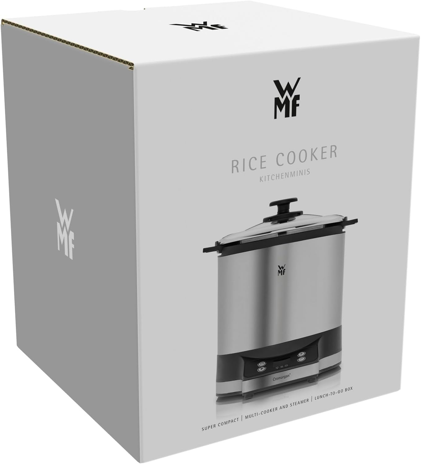 WMF KÜCHENminis® Reiskocher mit Lunch-to-Go-Box, Dampfgarer, platzsparend, extra To-Go-Deckel verwandelt den Innentopf (1,0 Liter) in eine sichere Lunchbox To-Go ohne Lebensmitteltransfer, 220 W – Bild 8