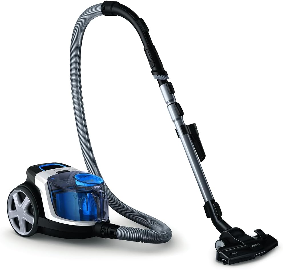Philips PowerPro Kompaktstaubsauger – leicht, beutellos, 900 W Saugleistung, TriActive-Düse für Hartböden und Teppiche, Allergie-H13-HEPA-Filter, PowerCyclone 5-Technologie (FC9332/09) – Bild 2
