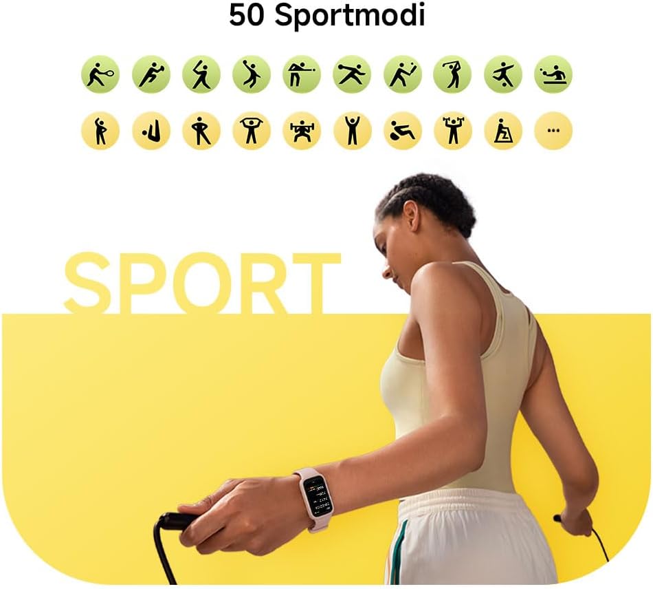 XIAOMI Smart Band 9 Active Black – 1,47 Zoll TFT, 450 Nits, 18 Tage Akku, 50 Sportmodi, SPO₂-Sensor, 5ATM wasserdicht – Bild 8