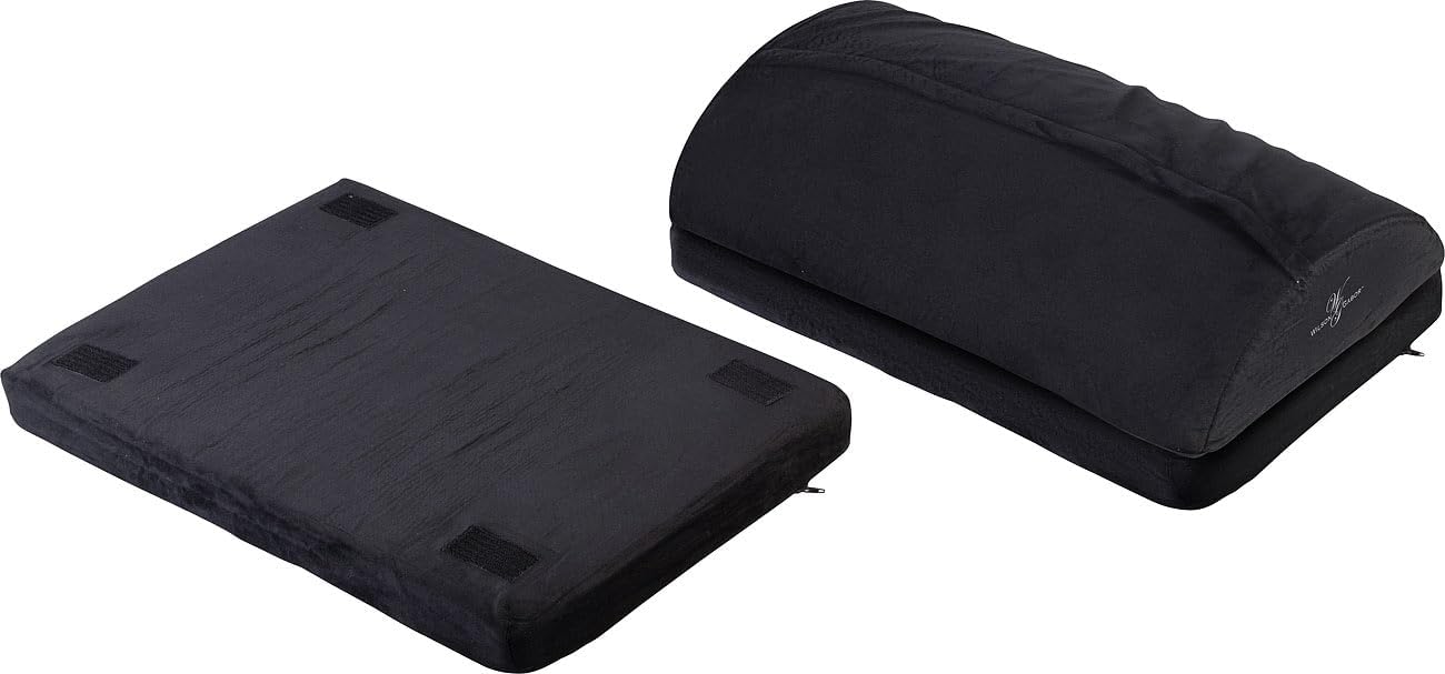 Schreibtisch-Fußwärmer: Ergonomische Schreibtisch-Fußstütze mit Fußtasche und 3 Höhen (Fußstütze, Fußhocker, Stuhl) – Bild 8