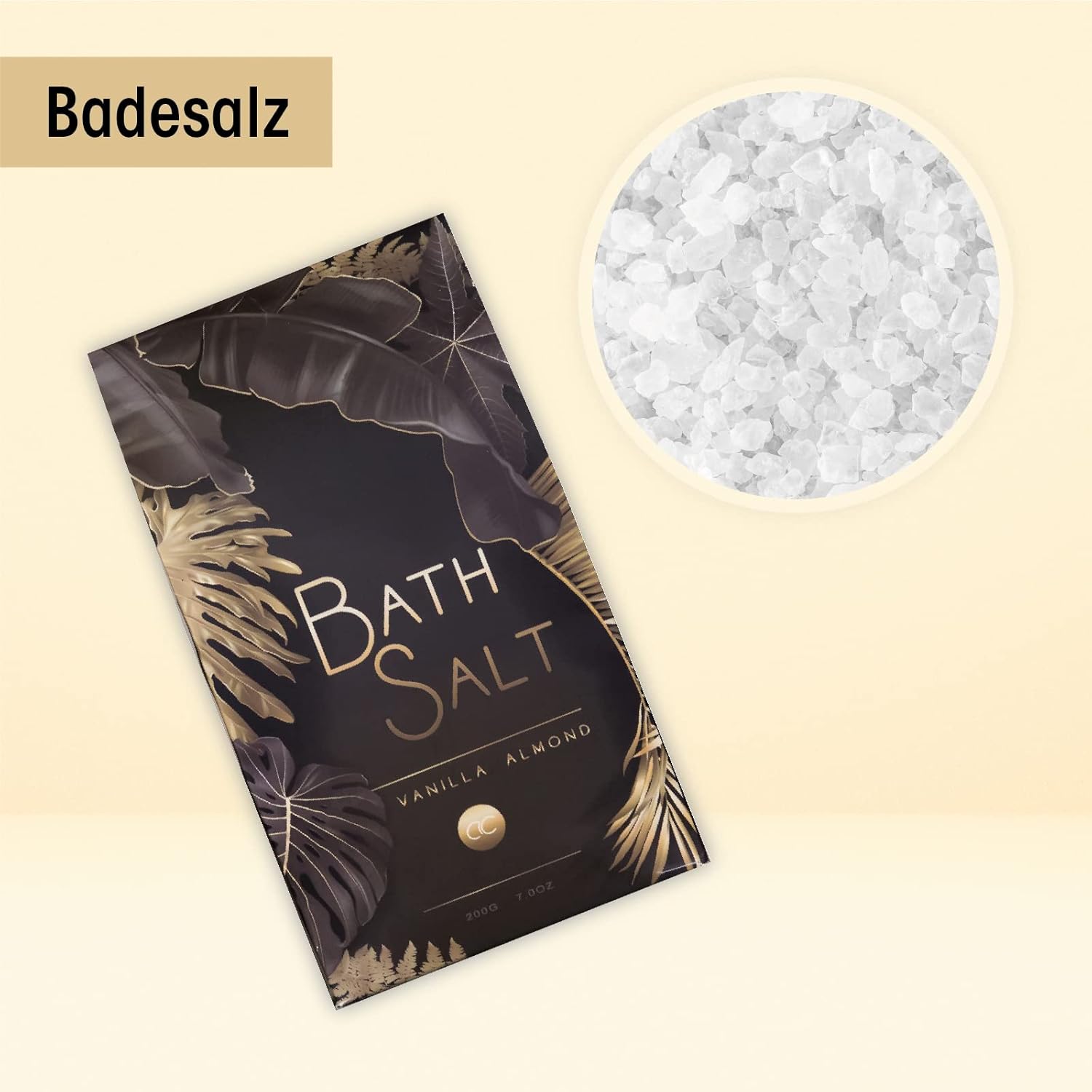 Accentra Luxus-Badeset für Damen, Geschenkset in Glitzerpumpe, 200 ml Duschgel, 200 ml Schaumbad, 200 g Badesalz, 90 ml Körperpeeling, 3 x 15 g Badebomben, Geburtstags- und Muttertagsgeschenk – Bild 6