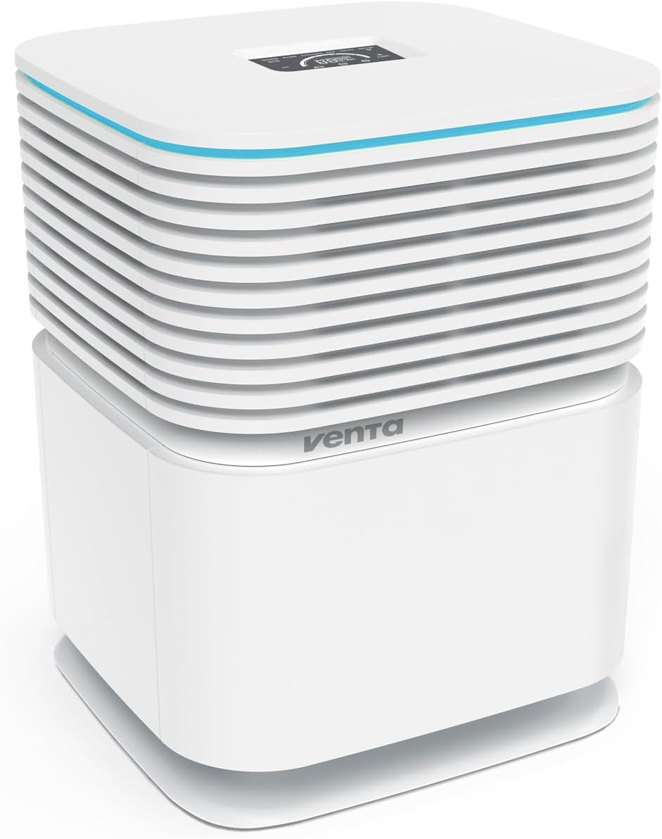 Venta Luftreiniger AP730, 22 dB (SPL), 4 W, CADR 320 m³/h, dreifache Reinigung, H13-Filter: 99,97 % Feinstaub, Viren, Allergene, Aktivkohlefilter: Schadgase, 75 m²/187,5 m³, App- und Sprachsteuerung – Bild 2