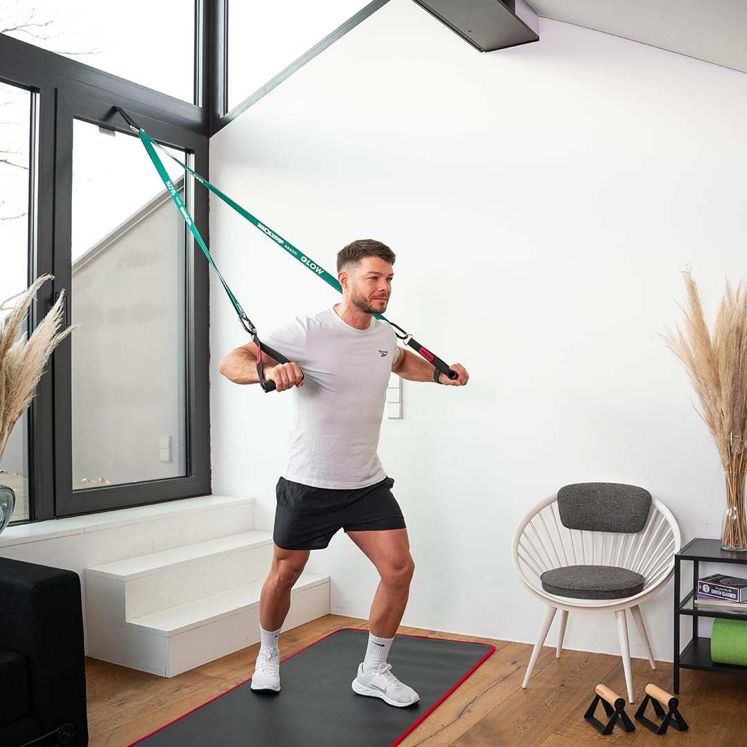 NEOLYMP Fitnessbänder, Widerstandsbänder & Widerstandsbänder – Krafttraining, Muskelaufbau, Gymnastikband-Set, Trainingsbänder waschbar, Fitnesszubehör für Home Gym & Ganzkörpertraining – Bild 7
