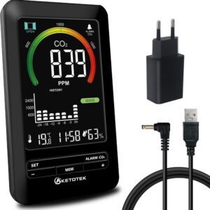 KETOTEK CO2-Messgerät, CO2-Detekto...