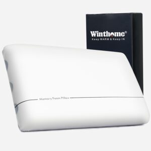 Winthome Memory-Schaum-Kissen mit w...