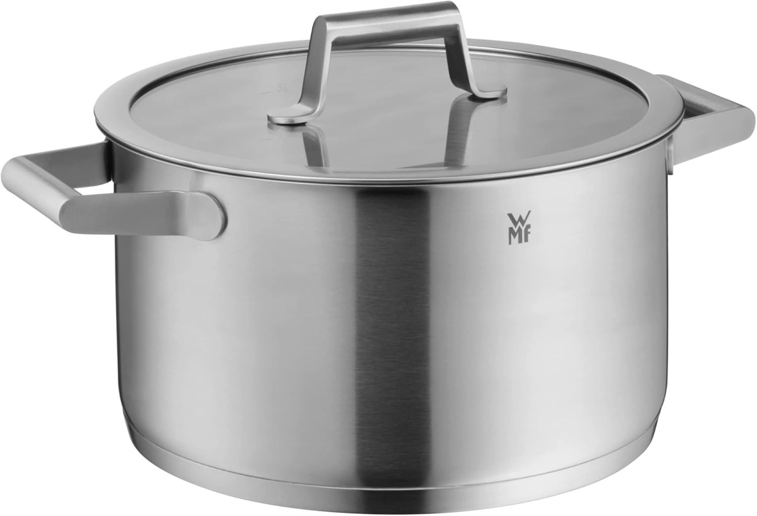 WMF Comfort Line 5-teiliges Induktions-Topfset mit Glasdeckel, Cromargan-Edelstahl matt, Skala, Induktions-Topfset, stapelbar, unbeschichtet – Bild 4
