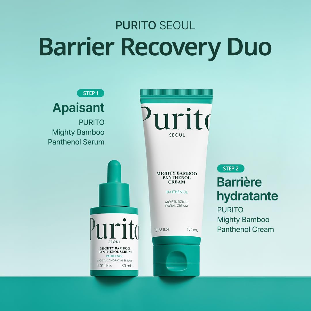 PURITO Panthenol 10 % Post-Akne-Creme | Feuchtigkeitscreme für Hautunreinheiten, Barrierereparatur | Silikonfrei, nicht komedogen, parfümfrei, vegan und tierversuchsfrei | Koreanische Hautpflege, 100 ml 3,38 fl.oz – Bild 7
