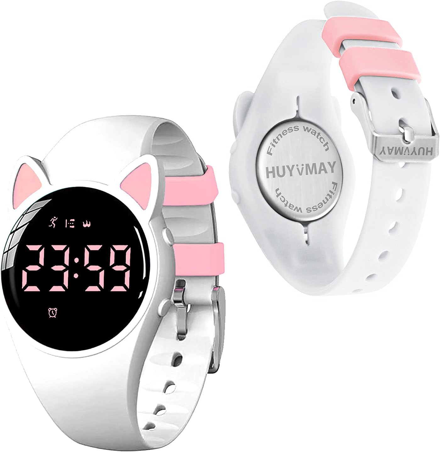 Kinder Schrittzähler Uhr Fitness Tracker Ohne App/Handy, IP68 wasserdichte Digitale Armbanduhr Sportuhr mit Schrittzähler Kalorienzähler Distanzzähler Timer Wecker für Kinder Mädchen Jungen