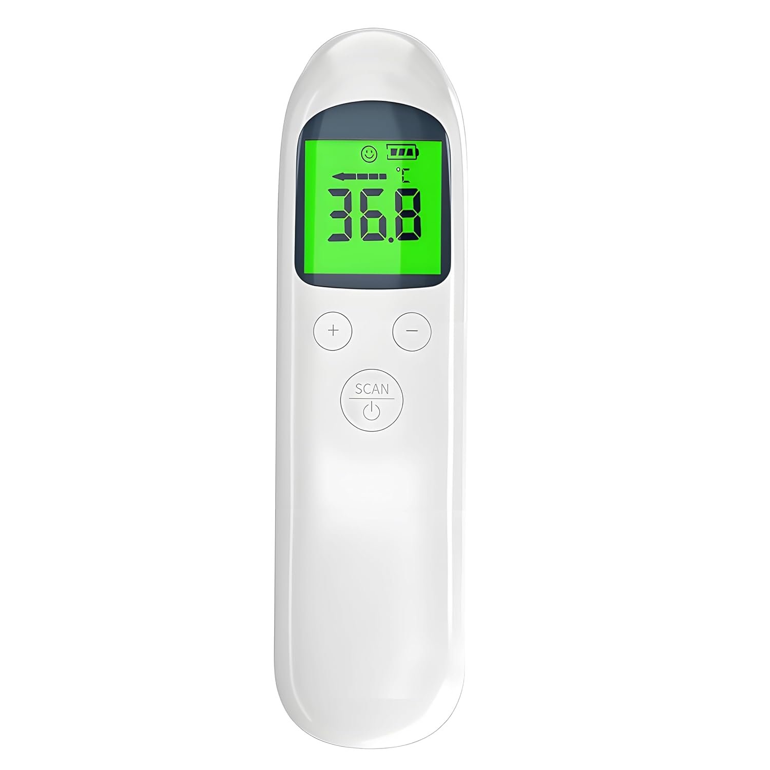 Retoo Fieberthermometer für Babys, Kinder und Erwachsene, kontaktloses Stirnthermometer, digitales Thermometer, Infrarot-Temperaturmessgerät, hygienisches LCD-Display, weiß – Bild 9