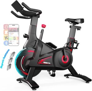 Bluearth Heimtrainer Fahrrad mit ma...