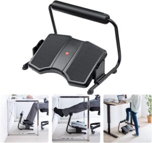 Fußstütze für Büro, schwarz, er...