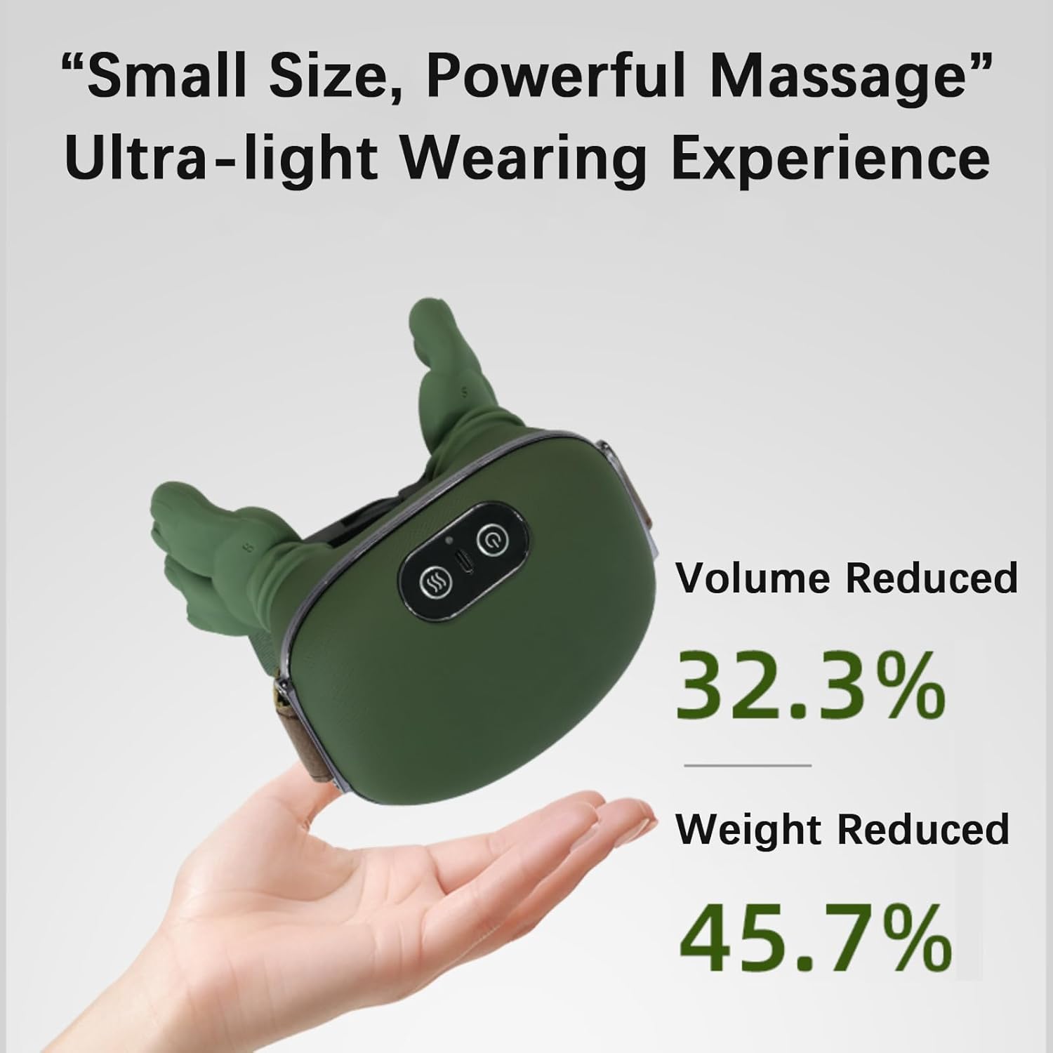 4D Bionic Hand-Nackenmassagegerät mit Wärme, elektrisches Massagegerät, tragbares Nacken- und Schulter-Shiatsu-Massagegerät, Massage zur Muskelentspannung, Geschenke für Frauen und Männer – Bild 6