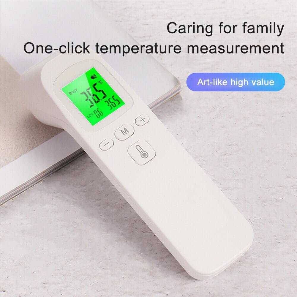 Fieberthermometer für Babys, berührungsloses Stirnthermometer für Erwachsene, Kinder & Babys – Digitales Fieberthermometer mit LCD-Display, Fieberalarm & 32 Speicherplätzen, °C/°F-Umschaltung – Bild 6