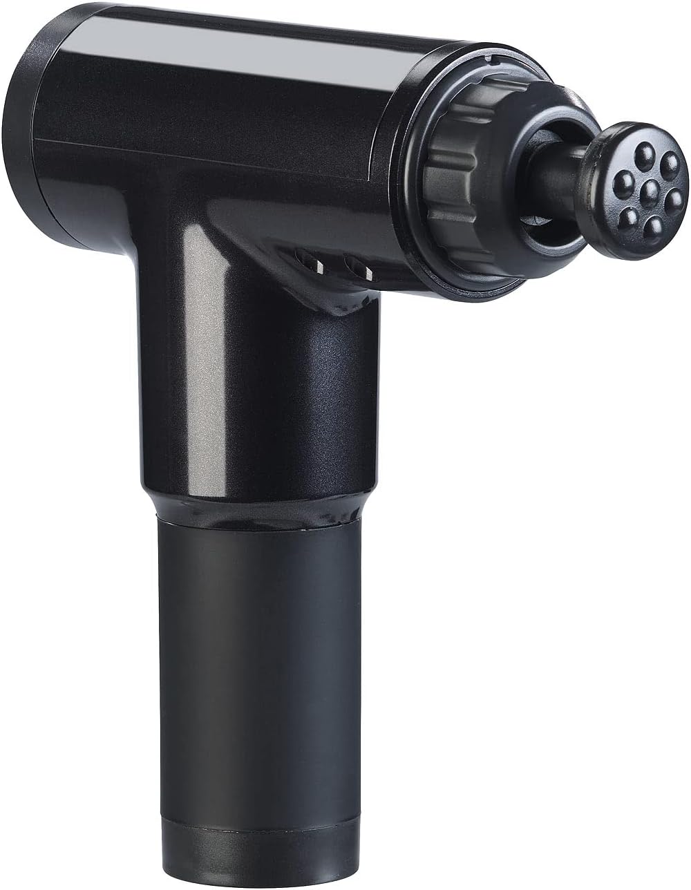 newgen Medicals Massagepistolen: Akku-Handmassagegerät mit 4 Aufsätzen & 6 Stufen, 2Ah, 24 Watt (Fitness-Massagegerät, Massagehammer, Pistole) – Bild 7