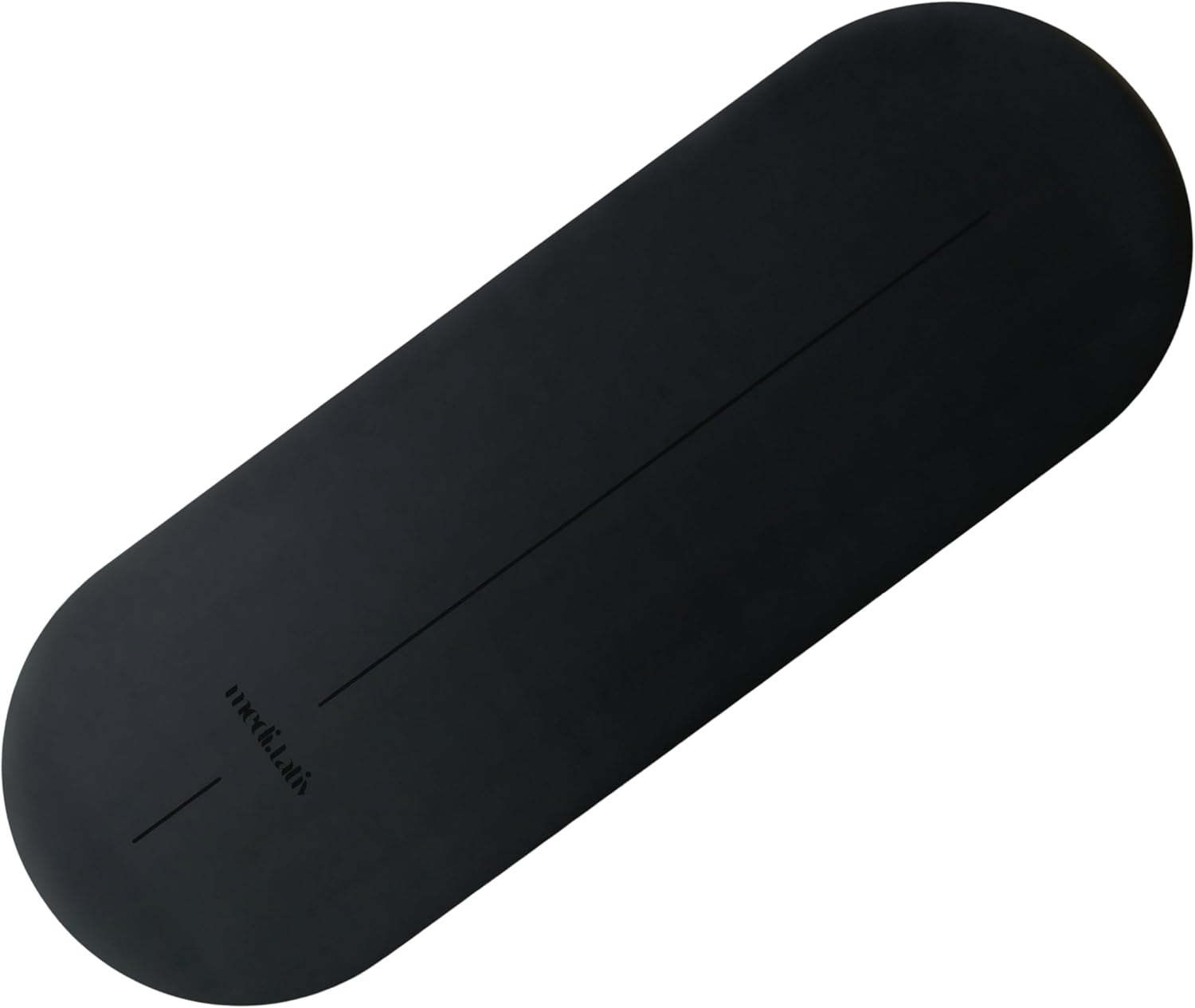 Ovale Yogamatte & Pilatesmatte in Kapselform, 190 x 68 x 0,42 cm, gelenkschonend, rutschfest & biologisch abbaubar, inklusive Tragegurt, TÜV geprüft & REACH zertifiziert – Bild 2