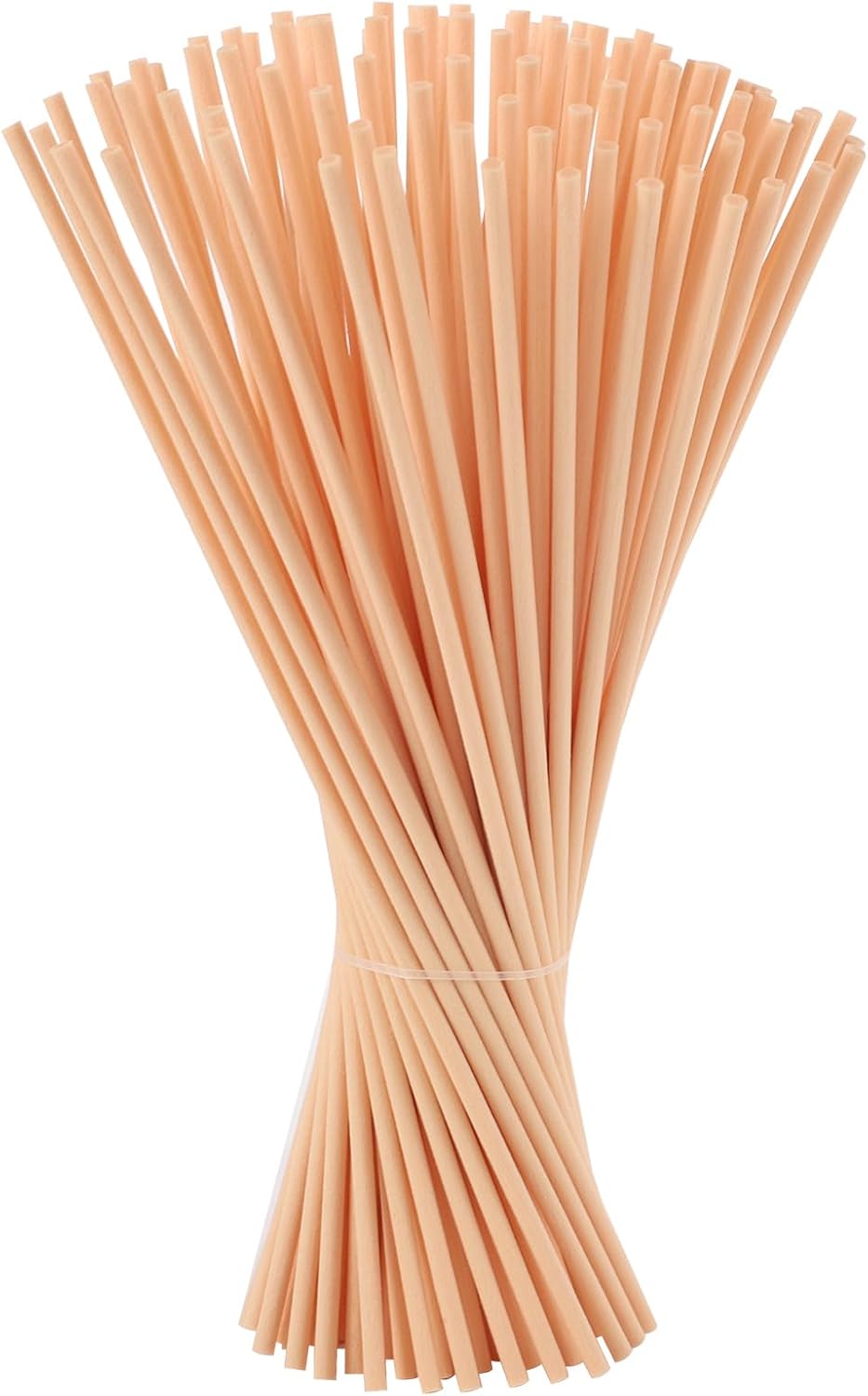 100 Stück Rattanstäbchen für Raumduft, 20 cm x 3 mm Diffusorstäbchen, Rattan-Schilffaser, Aroma-Diffusorstäbchen für ätherische Öle im Home Office Hotel Spa (natürlich)
