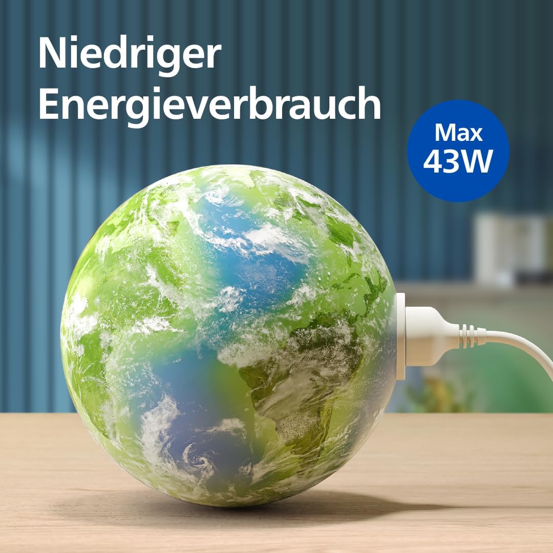 Philips 3400 Serie 2-in-1 Luftreiniger und Luftbefeuchter, HEPA NanoProtect + Aktivkohlefilter, hygienische Luftbefeuchtung mit 650 ml/h, CADR 300 m³/h für 78 m² (AC3421/13) – Bild 8