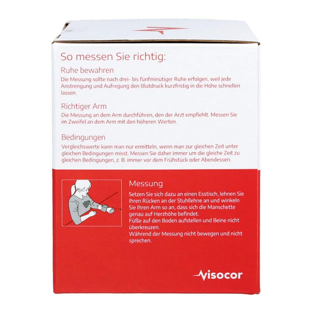 Visocor 22060 Hm60 Blutdruckmessgerät Handgelenk, einfache, präzise und sichere Blutdruckmessung, 1 Stück – Bild 5