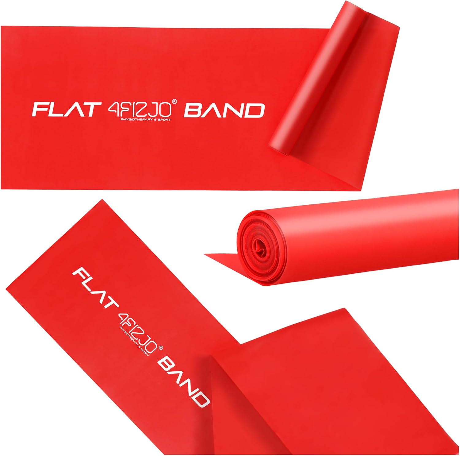 4FIZJO Latex Fitnessband 2M Widerstandsbänder Krafttraining Calisthenics-Ausrüstung Trainingsband für Yoga Gymnastikband Rehabilitationsband