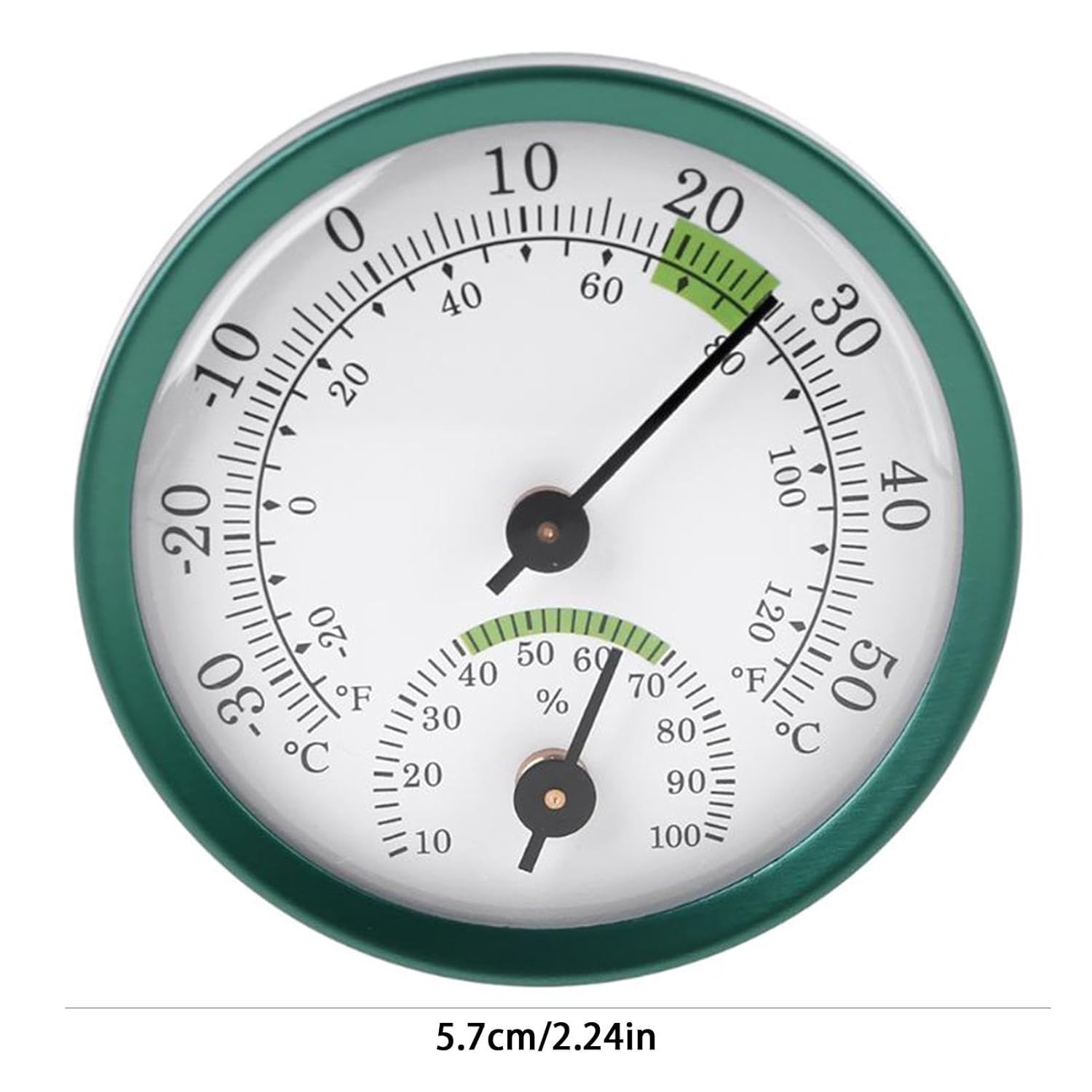 Außen-Terrassenthermometer – Luftfeuchtigkeits-Hydrometer für Zuhause, Doppel-Hand-Hygrometer, kabelloses Wandthermometer, Schimmeltest-Set, Innen-Humidor-Feuchtigkeitsmonitor – Bild 7