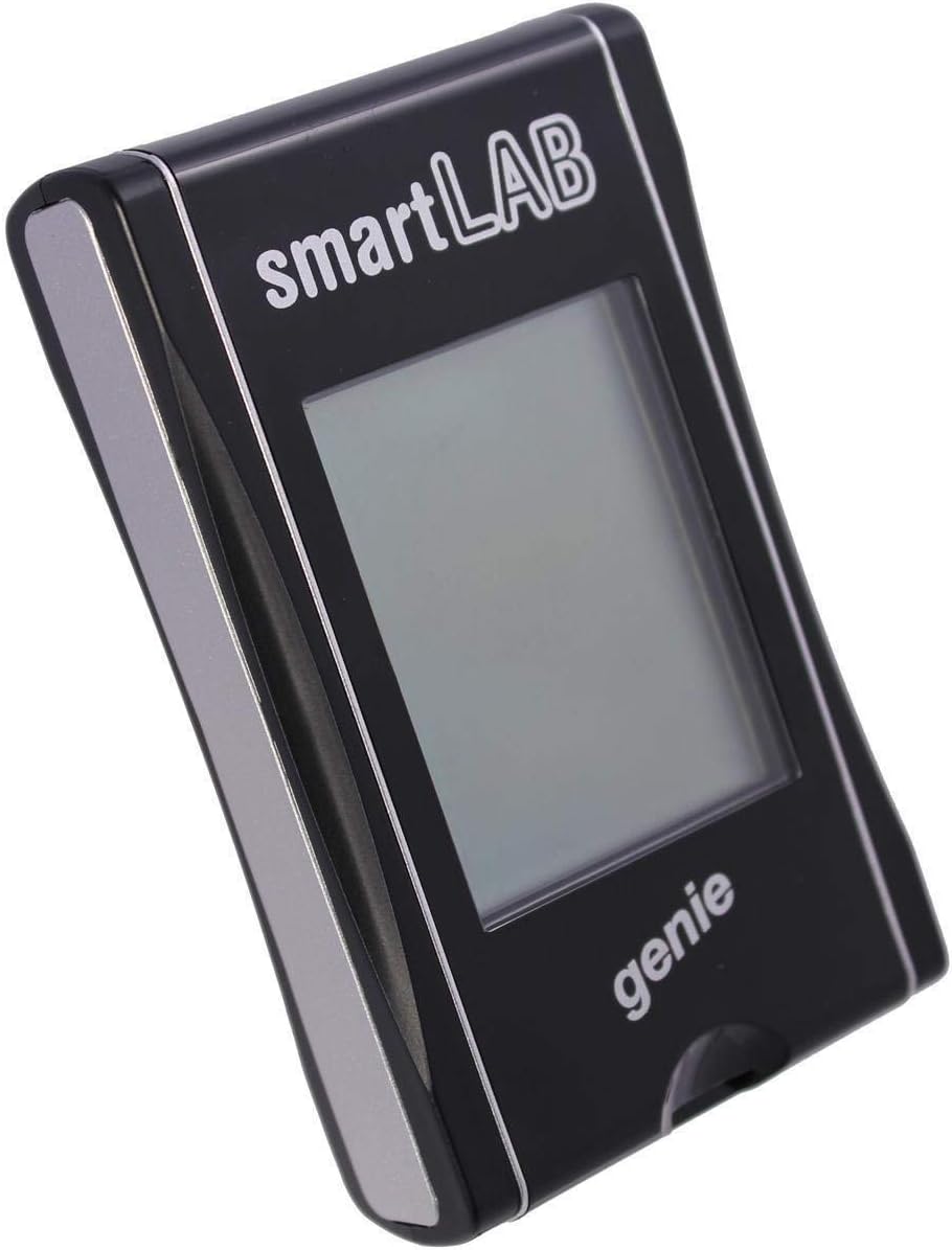 smartLAB Genie Blutzuckermesssystem Bundle | Mess-Kombi-Set mit 100 Blutzucker-Teststreifen und 100 Lanzetten für das tägliche Diabetes-Blutzucker-Messsystem | Präzise Blutdruckmessung mit großem Display – Bild 4