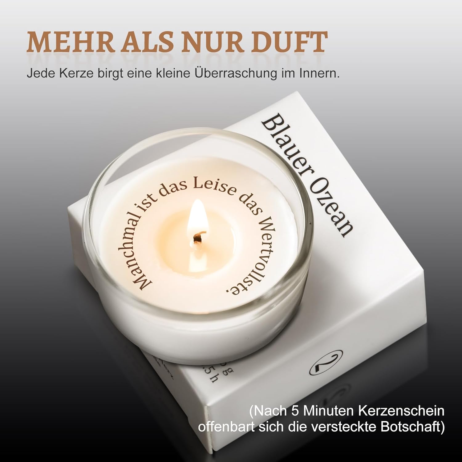 Geschenke für Frauen, Duftkerzen-Geschenkset, 12-teilig – versteckte Botschaft erscheint beim Brennen, Geburtstagsgeschenk für Frauen, Muttertagsgeschenke für Mama, Geschenk für die beste Freundin – Bild 2