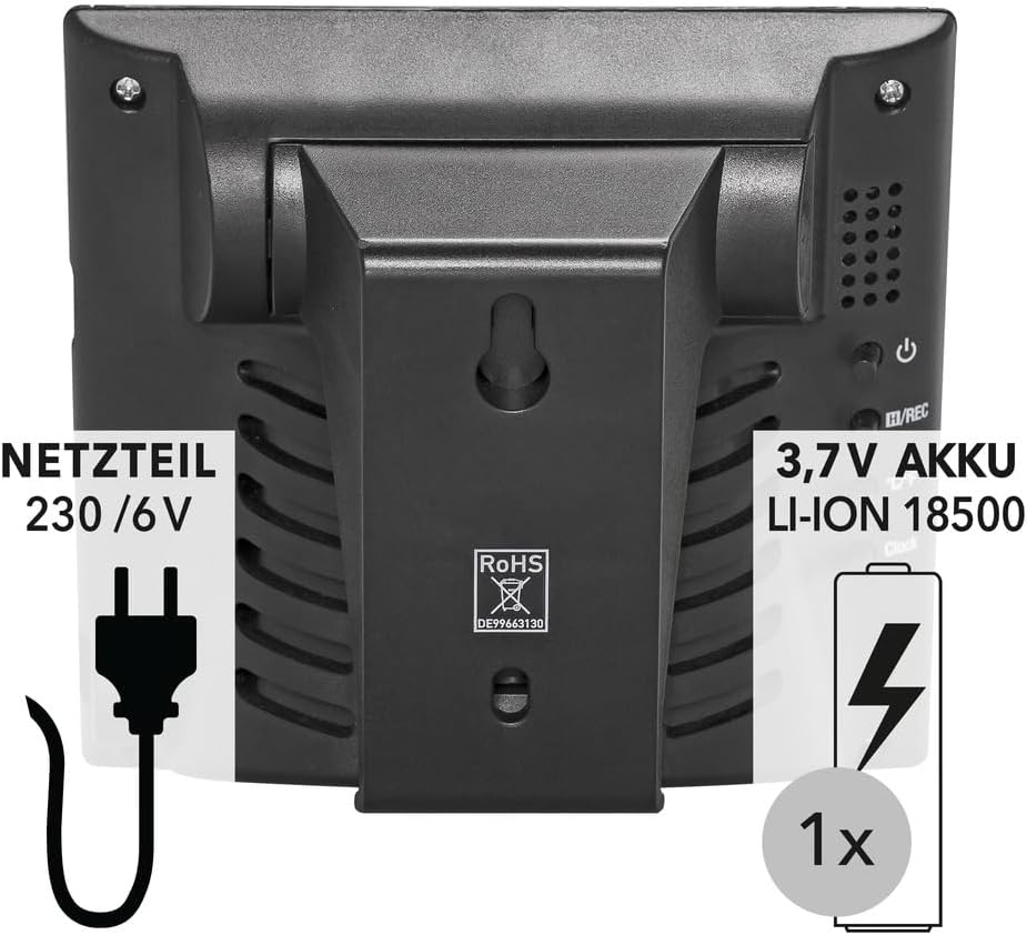 TROTEC CO2-Messgerät BZ30 – Luftqualitätsmonitor, Luftfeuchtigkeit, Temperatur – Messbereich 0 bis 9.999 PPM, Abweichungen +-75 ppm + 5 %, Datenlogger 50.000 Messwerte – Bild 3