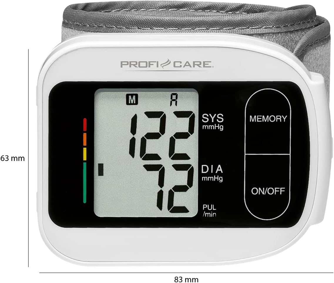 ProfiCare 330180 PC-BMG 3018 Handgelenk-Blutdruckmessgerät, vollautomatische Blutdruck- und Pulsmessung – Bild 8