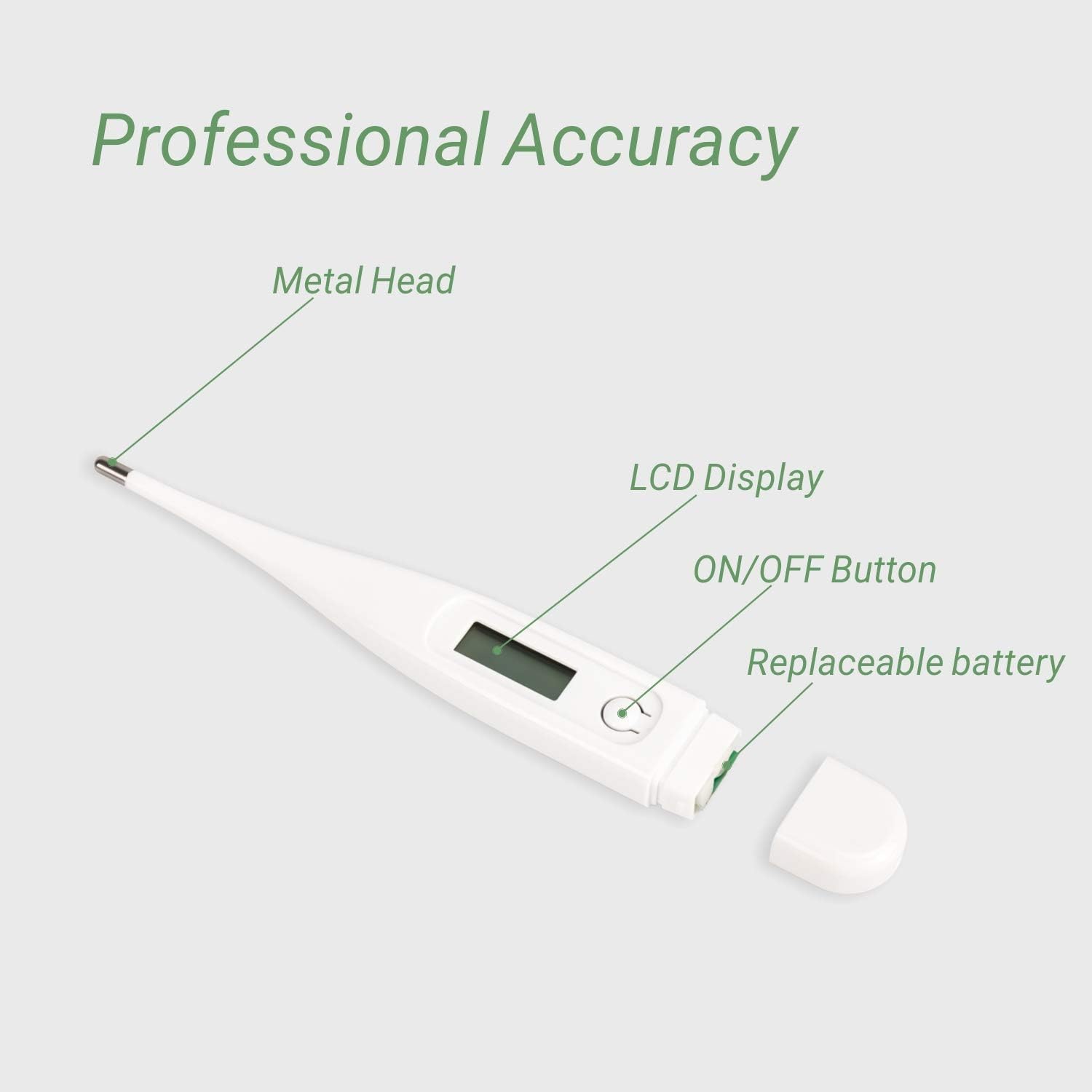 Daffodil HPC350 Digitales Körperthermometer, klinisches Thermometer – Bild 4