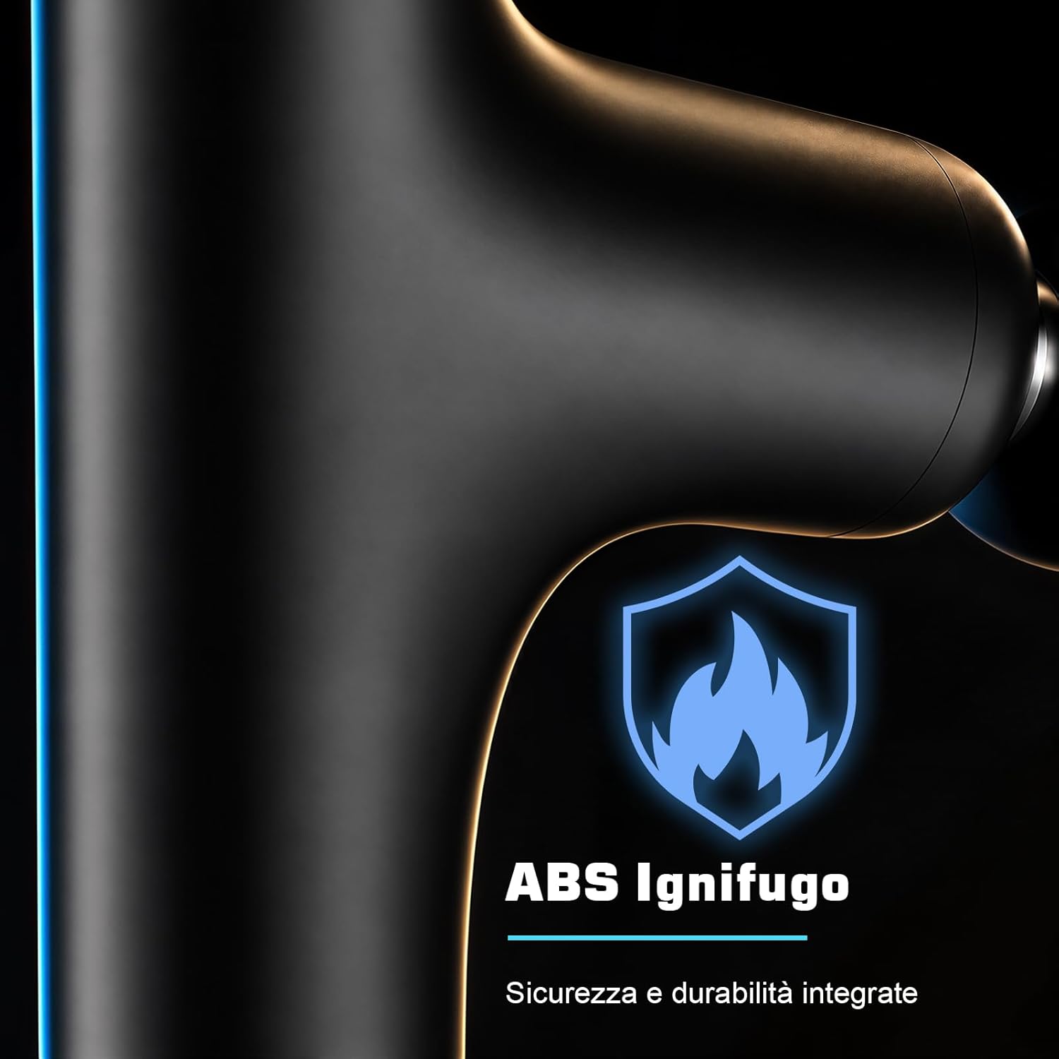 Vatertagsgeschenk:50cm Massagepistole Rücken für Volle Reichweite&Deep Tissue Massagegerät gegen Verspannungen,3-Stufiges Gehäuse,7kg Kraft Turbo-Perkussion,4 Köpfe,Leise,USB-C Schnelllade – Bild 6