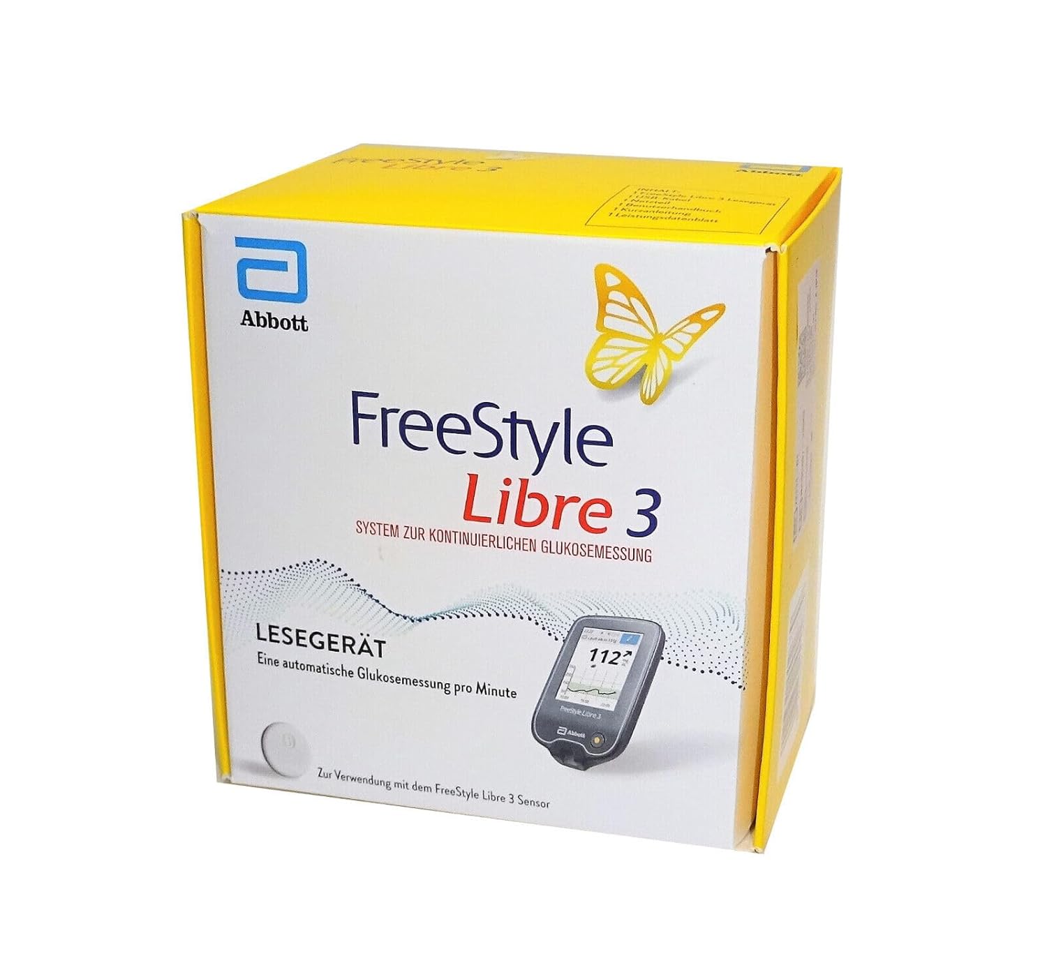 FreeStyle Libre 3 Diabetes-Lesegerät mg/dL-Blutzuckermessgerät Becopa-Gutschein