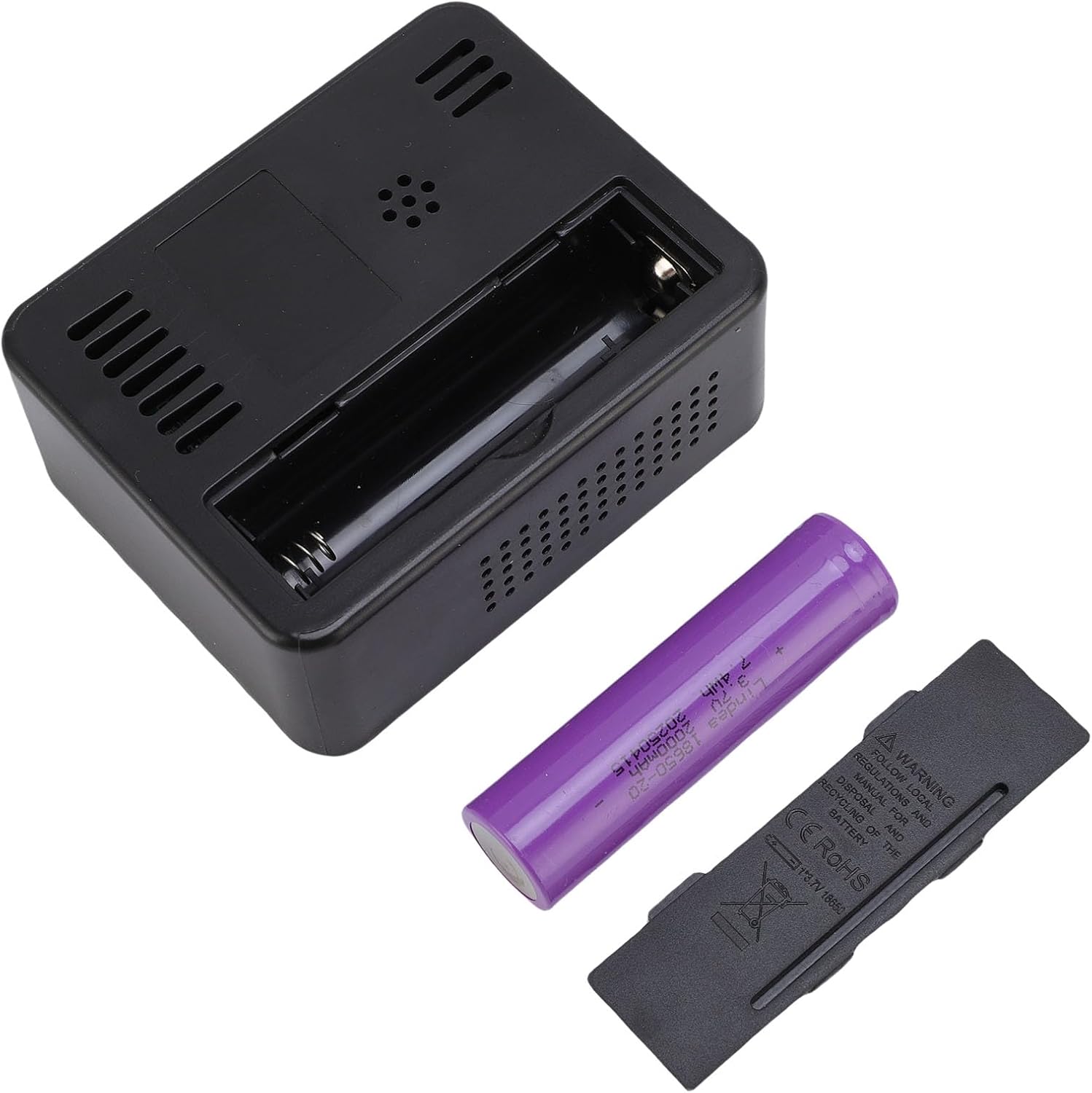 Interaktiver Luftqualitätsmonitor mit Farbdisplay, WLAN-Thermometer und Hygrometer für Smart App, 12 Funktionen, Alarmfunktion, CO2-Detektor für Zuhause und Büro, tragbar (schwarz) – Bild 3