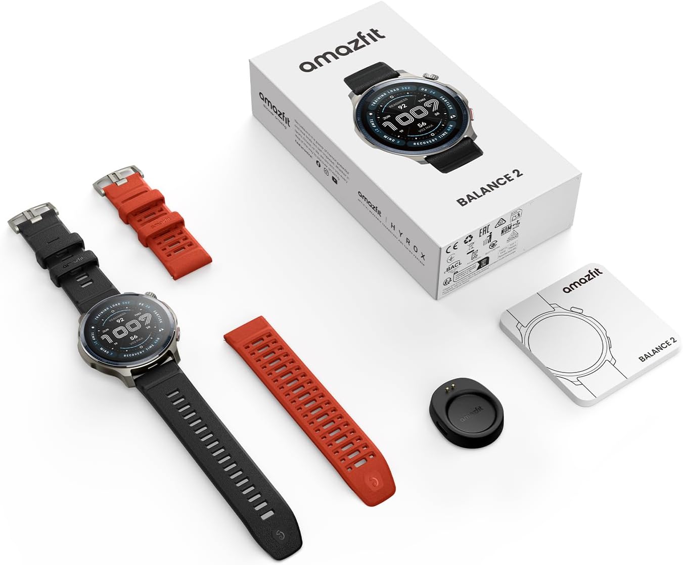Amazfit Balance 2 Smartwatch 47 mm 1,5 Zoll AMOLED-Saphirglas, Offline-Karten, Dualband-GPS, 21 Tage Akkulaufzeit, 170+ Sportmodi, Hydrox- und Golfmodus, Herzfrequenz- und Schlaf-Tracking für Android und iPhone – Bild 10